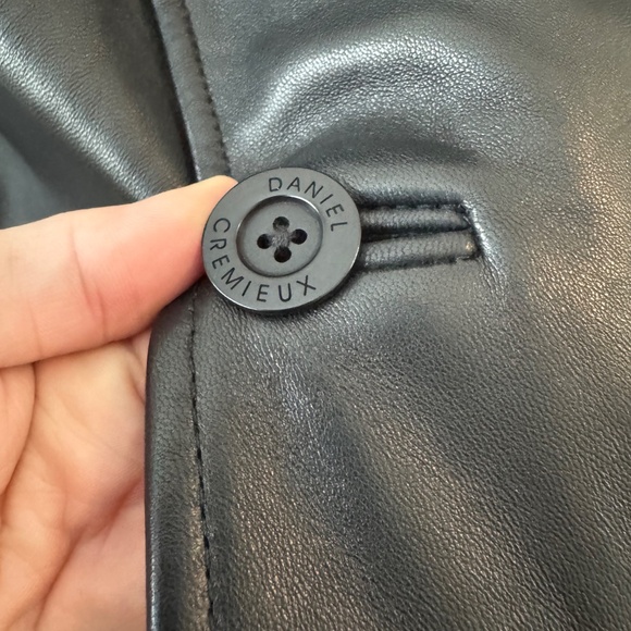 New Daniel Cremieux Lambskin Leather Jacket Wool Liner Men's Size XL - Picture 3 of 12